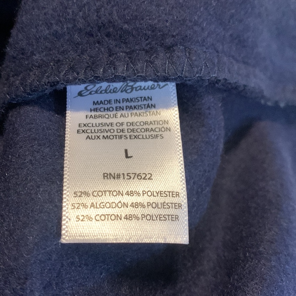 ❤️Eddie Bauer dark blue hoodie❤️ - Picture 6 of 7